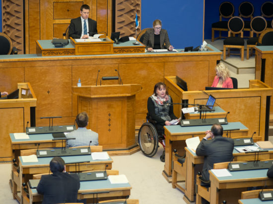 Olulise tähtsusega riikliku küsimuse „Töövõimereformist ja puuetega inimeste olukorrast“ arutelu Riigikogus